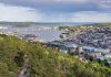 Stadsbild Sundsvall med Sundsvallsbron